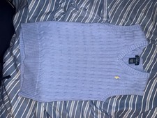 Polo by Ralph Lauren Cable-Knit Cotton V-Neck Sweater Vest
