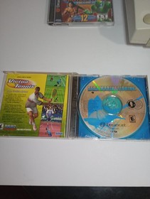 SEGA Dreamcast Console Lot, 5 Controllers, Memory Card, Light Gun, Casting Rod