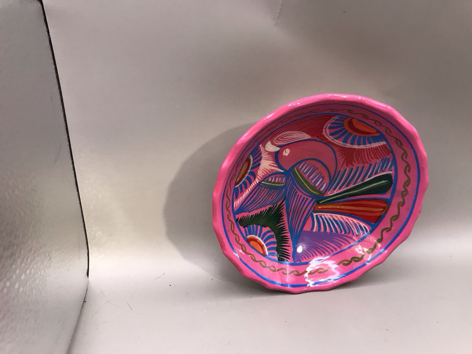 5.5 In Hand Painted 3 Footed Bowl
