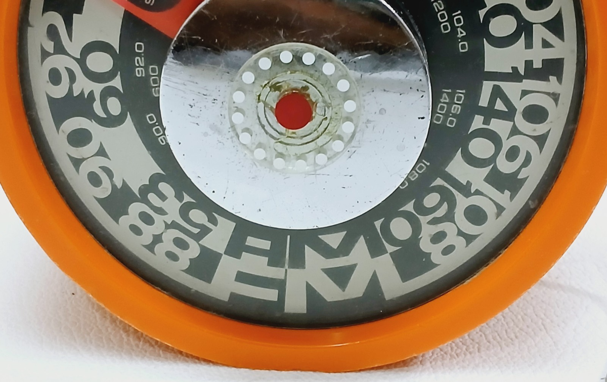 ナショナル　パナソニック　National EU6443JOBA ロディオ Vintage National Panasonic Rolling Tone Radio - Orange - For Parts