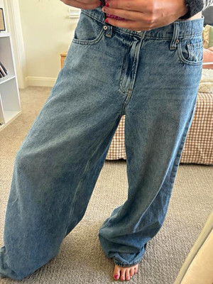 KATSEYE x GAP Extra Baggy Low Rise Jeans Size 28 Long (6L)