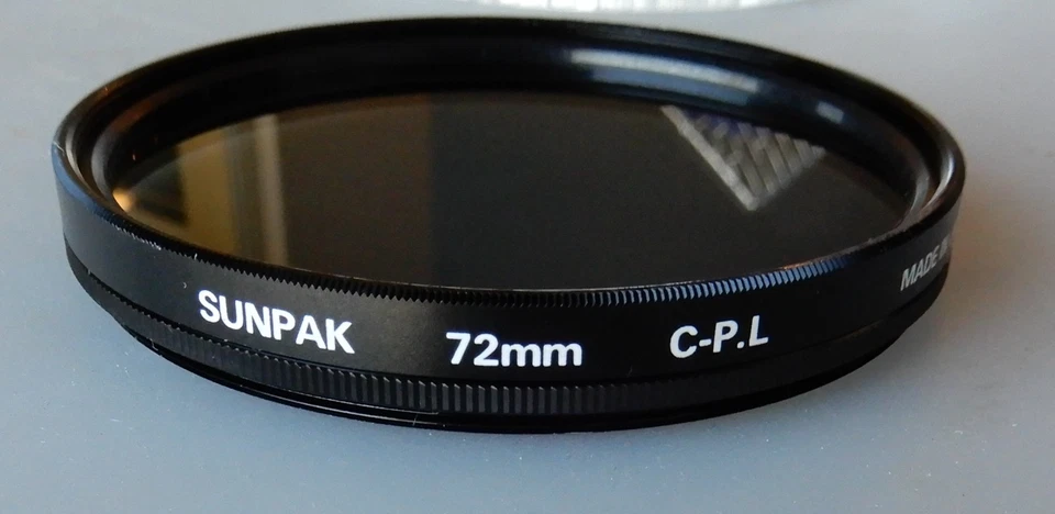 Sunpak Japan 72mm Circular Polarizing Filter in case MINT - UNUSED - Image 3 of 4