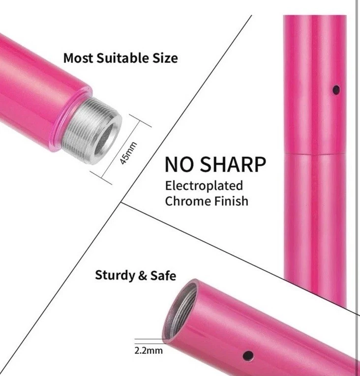 Polo de Baile 45MM-PREMIUM Resistente 360° Giratorio Portátil Polo de Baile Nuevo Foto 2 de 4