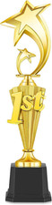 "First Place Trophy Cup for Sports Tournaments Funny Gold Award for Soccer"