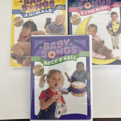 3 Baby Songs: Original DVD s  (2003) Hap Palmer Music, Rare Brand New Sealed