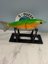 Custom CD 47 Glide Bait Lure.  Striped Bass.  Tri-Color.