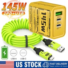 145W Fast Type C Wall Charger , 4-In-1 100W Super Fast Cable For Cell Phone iPad