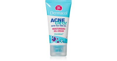 Dermacol Acne Clear moisturizing gel cream for problem skin, acne 50 ml