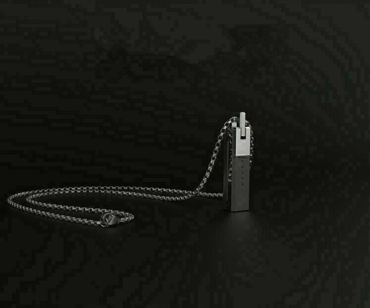 Collar Colgante Soporte Magnético Cadena Único Metal Para Fitbit Flex 2 Flex2 Banda Foto 2 de 3