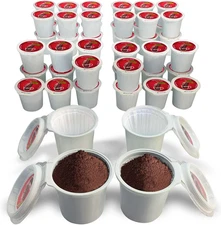 48  Pods - Fresh Fill Dozens in Minutes for K Cup Brewers | Use Your Favorite Co