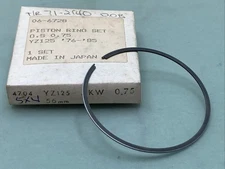 NEW REPLACES YAMAHA 06-6728 PISTON RING 0.75 O/S 56MM YZ125 '76-'85