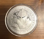 DESTINY KNIGHT 2 OZ SILVER ROUND-KNIGHT/EAGLE DESIGN