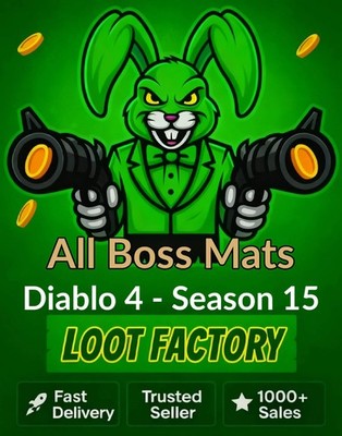 Diablo 4 S15 Season 15 - All Boss Mats Superior / Greater / and Lair Keys - D4