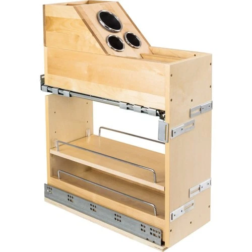 VBPO-G01 8" Vanity Cabinet Organizer Insert with 5 Compartments for Grooming,... - Picture 2 of 3