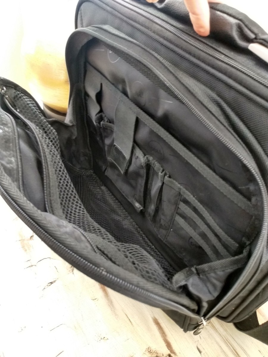 Dell Briefcase Laptop Case Computer Bag Padded Shoulder 15" Computer View 4