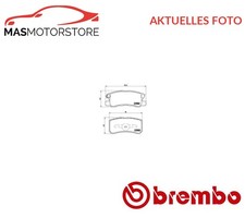SATZ BREMSBELÄGE BREMSKLÖTZE BREMBO P 54 031 P FÜR CITROËN C4 AIRCROSS
