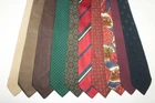 LOT OF  10 BALENCIAGA silk ties. Made in Italy F93863