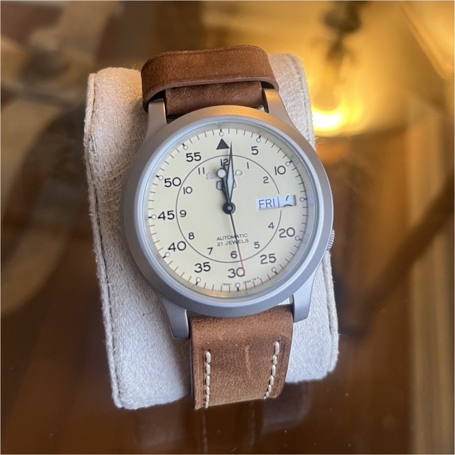 Seiko Tan Dial - Automatic Champagne 5 7S26-02J0 2011 Exhibition Back - - VintageWatches.PK Seiko Tan Dial - Automatic Champagne 5 7S26-02J0 2011 Exhibition Back - - vintagewatches.pk