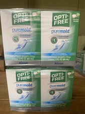 Opti-Free Puremoist Multi-Purpose Disinfecting Solution with Len Case 2 Oz 4Pack