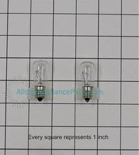 GE Dryer Drum Light Bulb WE05X20431 / WE4M305 (pack of 2)