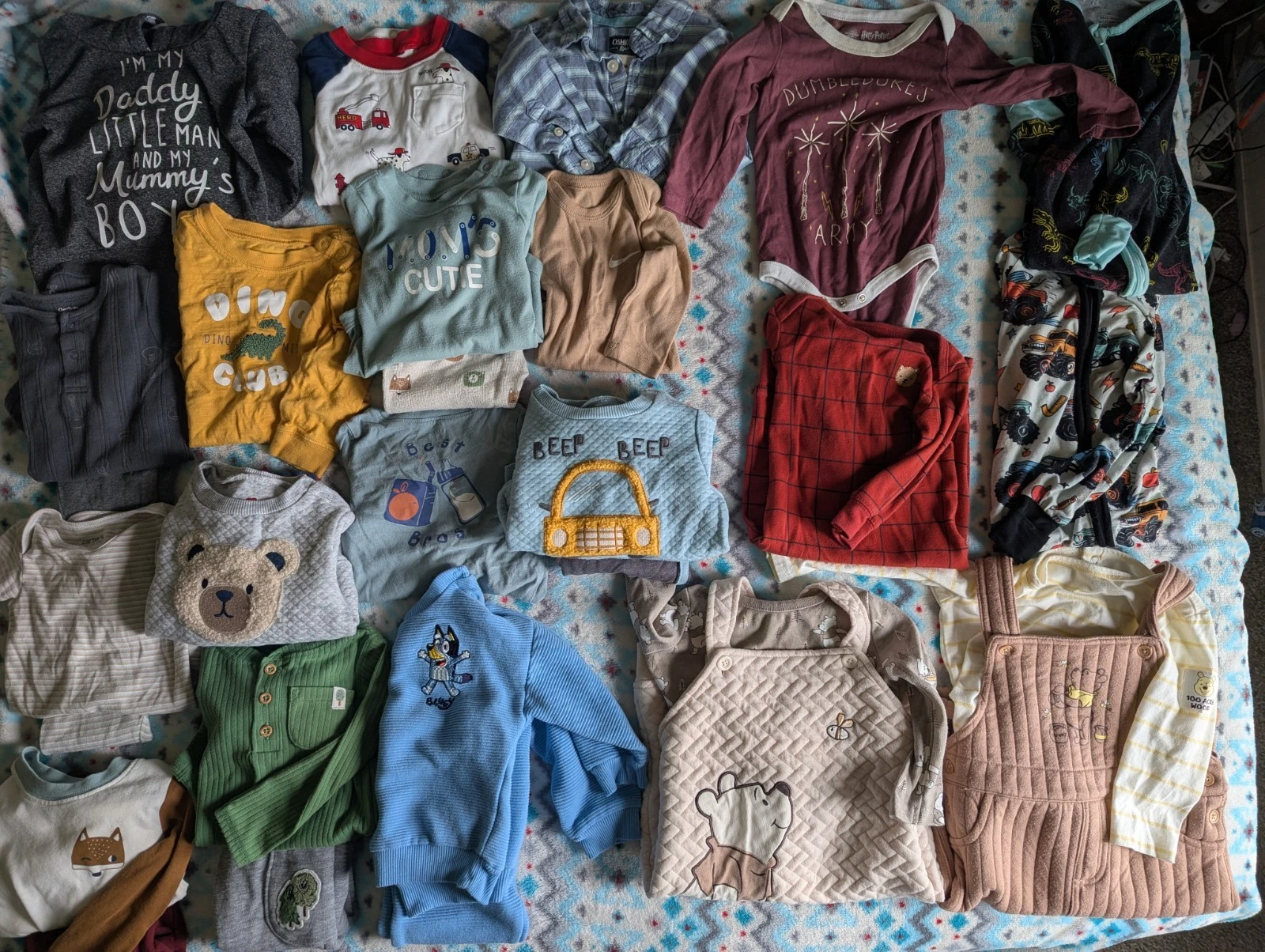 Boy Baby Mixed Clothes Lot Bundle 6 6-9 9 Months 20 Piece Lot