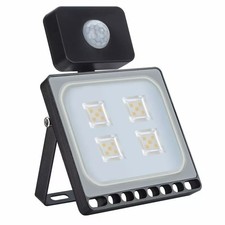 20W LED Motion Sensor Light, Ultra-Thin Spotlight, Waterproof (20W, Warm White)