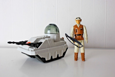 Star Wars Vintage Mini Rig Vehicle + Hoth Rebel Soldier Kenner 1981