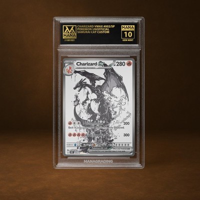 CHARIZARD VMAX MANA GRADE 10 POKEMON CUSTOM PSA STACKABLE SLAB GET 1 FREE |  eBay