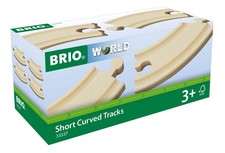 BRIO World - Kurze gebogene Gleise (E1) | BRIO&reg; | Spiel | In Schachtel | Deutsch