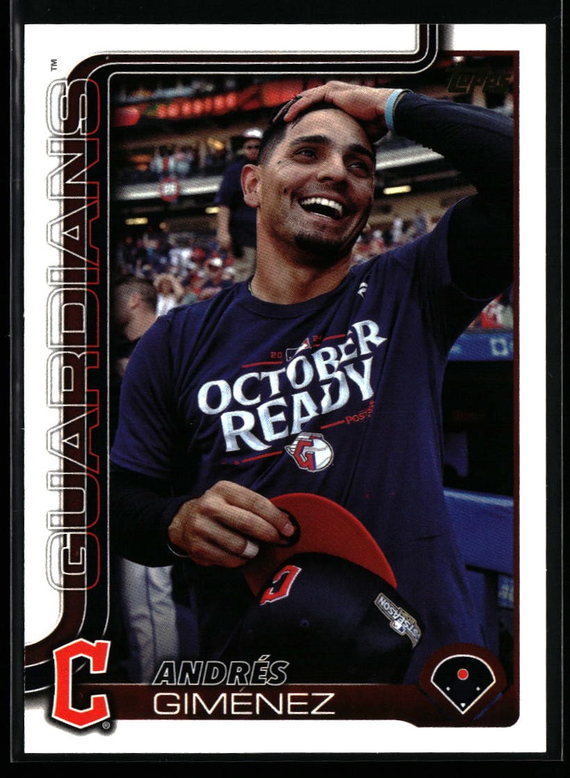 Andrés Giménez 2025 Topps #270 Golden Mirror Image Variation SSP Guardians