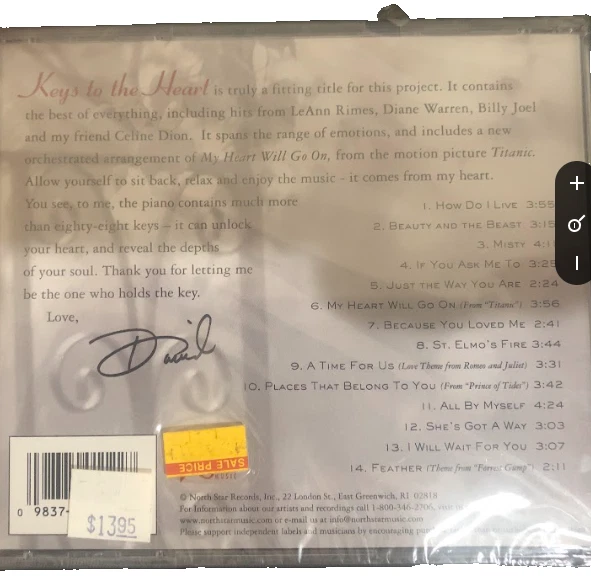 David Osborne keys to the heart sealed cd (Brand NEW!!!!!!!!) Foto 2 de 2