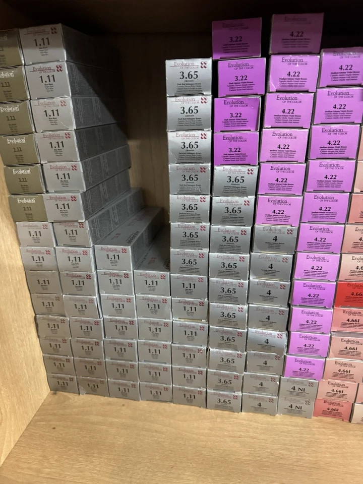 Pacote com 2 -Alfaparf Milano Evolution of hair Color tom permanente 1.11 azul preto - Imagem 3 de 4