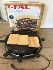 Parrilla de raclette gourmet T-Fal Tour De Fete cena de 6 bandejas