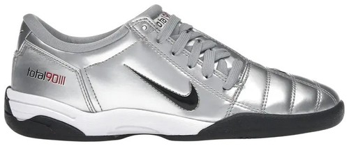 Nike Total 90 3 SP Shoes Men's SZ 8 Metallic Silver Black HJ9351