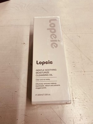Gentle soothing moisturizer cleansing oil lopeie clear and not stick 200ml new