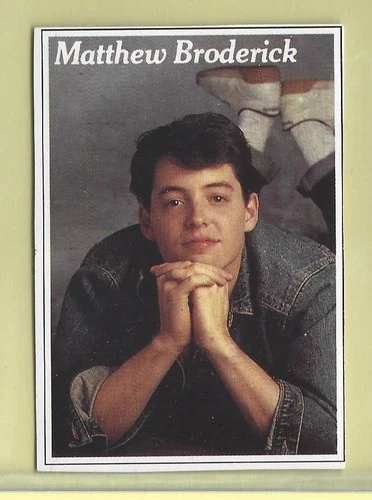 1986 Dutch Ferris Bueller MATTHEW BRODERICK Movie Star Card