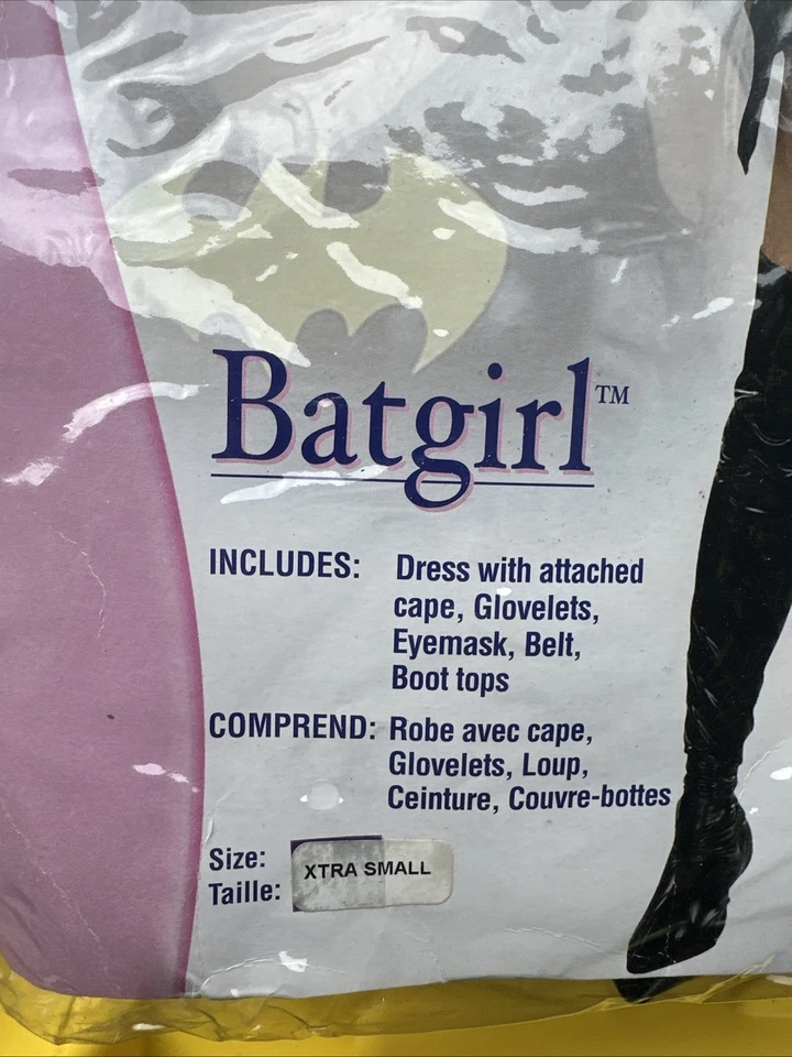 Бэтгёрл Бэтмен Deluxe костюм DC Comics секрет желания костюм размер Xtra маленький - Изображение 2 из 4