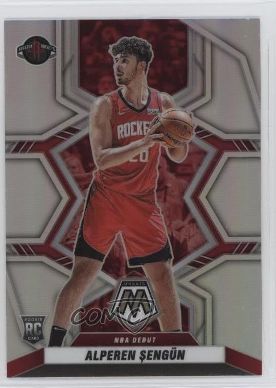 2021-22 Panini Mosaic NBA Debut Silver Prizm Alperen Sengun #272 Rookie RC 1p30
