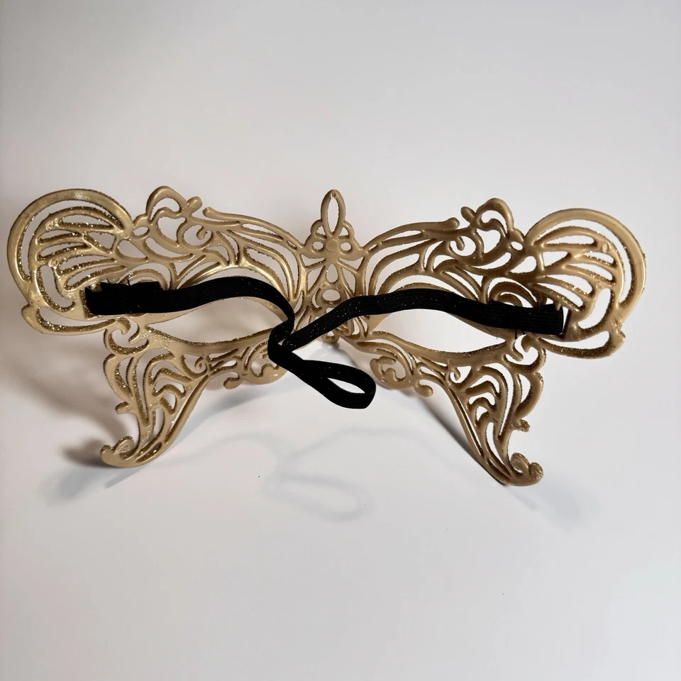 Máscara Dorada para Mascarada Baile Fiesta Hombres Mujeres Foto 4 de 4