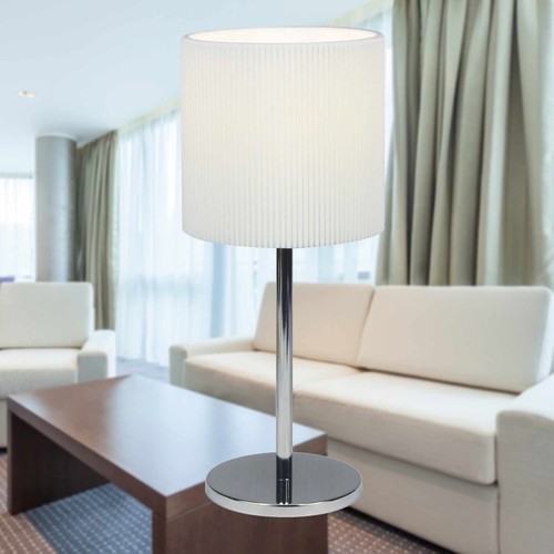 Set of 2 Modern White Micropleat 15cm Table Lamp Shade Lightshades - Picture 5 of 7