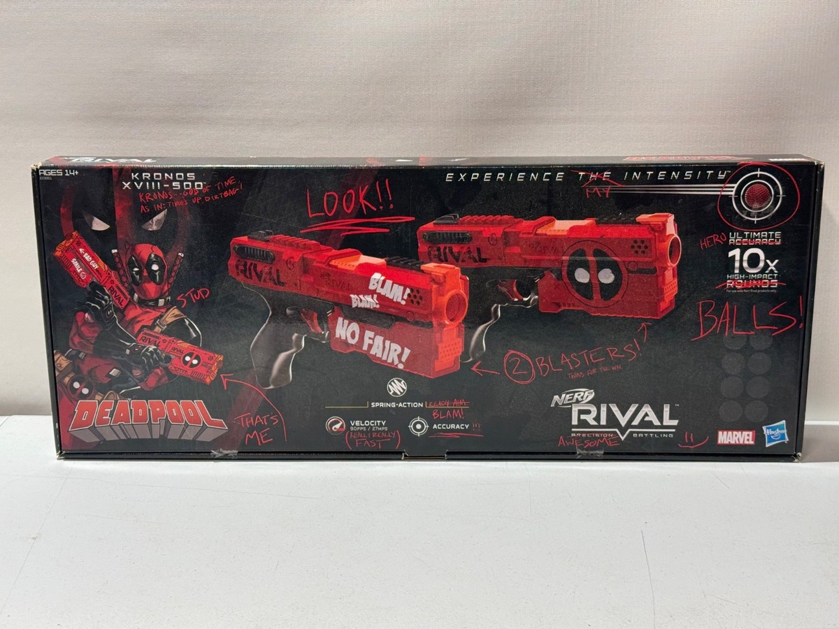 ナーフ ライバル クロノス XVIII-500 デッドプール Amazon.com: Deadpool Rival Kronos XVIII-500 Blaster : Toys