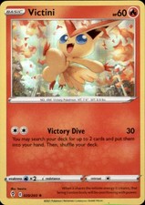 Pokemon Victini 20/203 Evolving Skies Holo 2 Card Lot