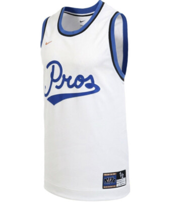 Nike Dri-Fit Lil Penny 1/2 Cent Mens Basketball Jersey Size XL White/Royal New
