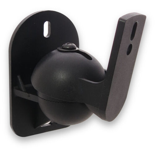 4 Speaker brackets Universal Surround sound - Set of 4 black brackets - Picture 3 of 6