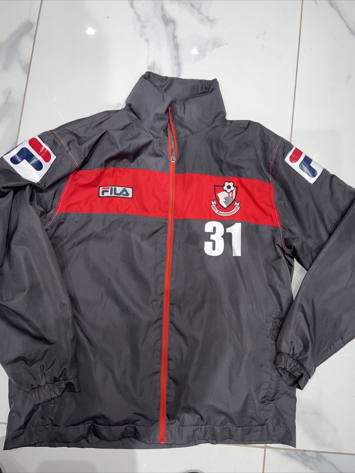 Frangivento Fila AFC bournemouth 31 cappuccio pieghevole RAIN taglia L punto focale