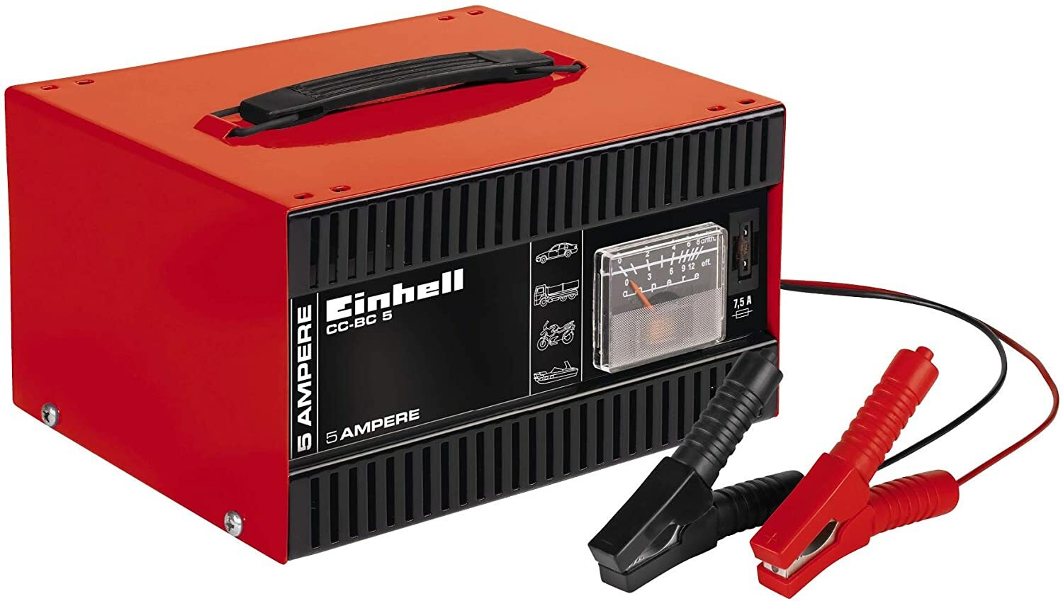 Chargeur automatique de batterie voiture et moto avec diagnostic et démarrage rapide 8A