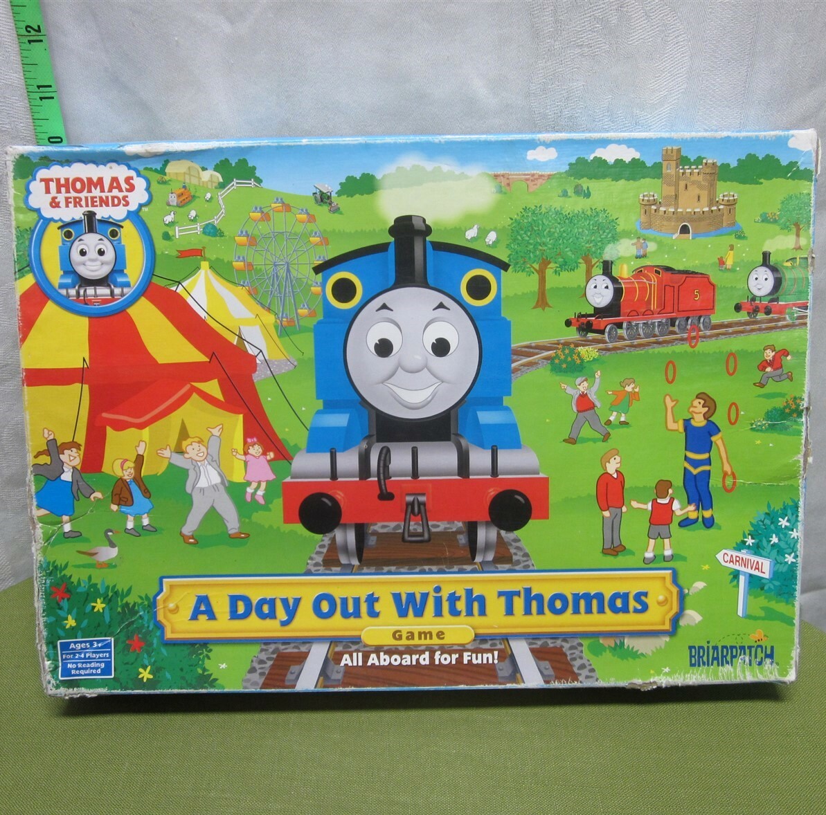 A DAY OUT WITH THOMAS board game Briarpatch beat-up 2008 Gordon