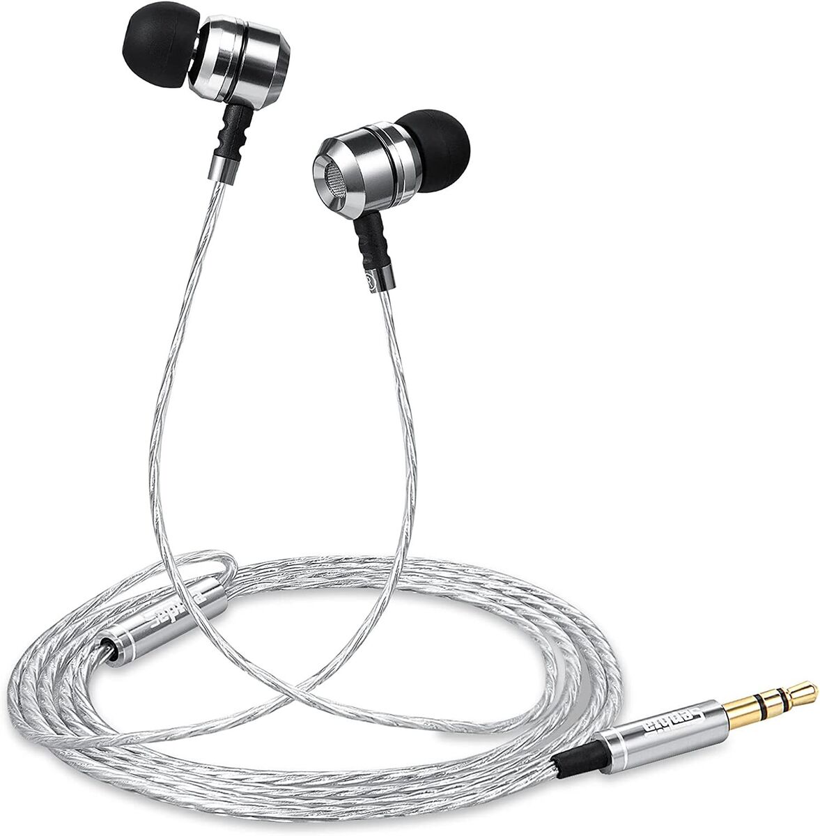 Auriculares con Cable para Oído con Aislamiento de Ruido Graves Profundos  3.5 mm