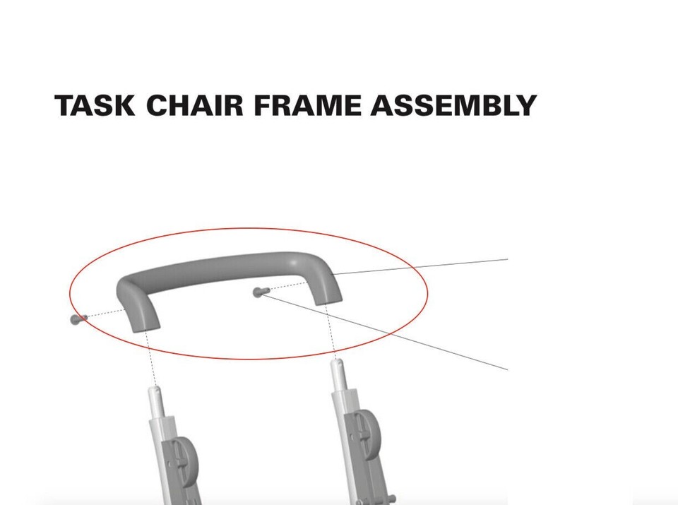 Humanscale Freedom Task Chair Back Handle w/ Bumper Replacement ...