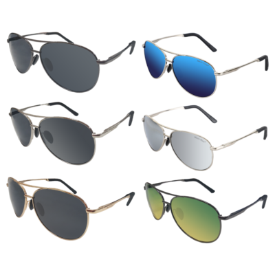 Macro Giant Drop Shape Sunglasses, Polarized, Set of 1, 100% UV